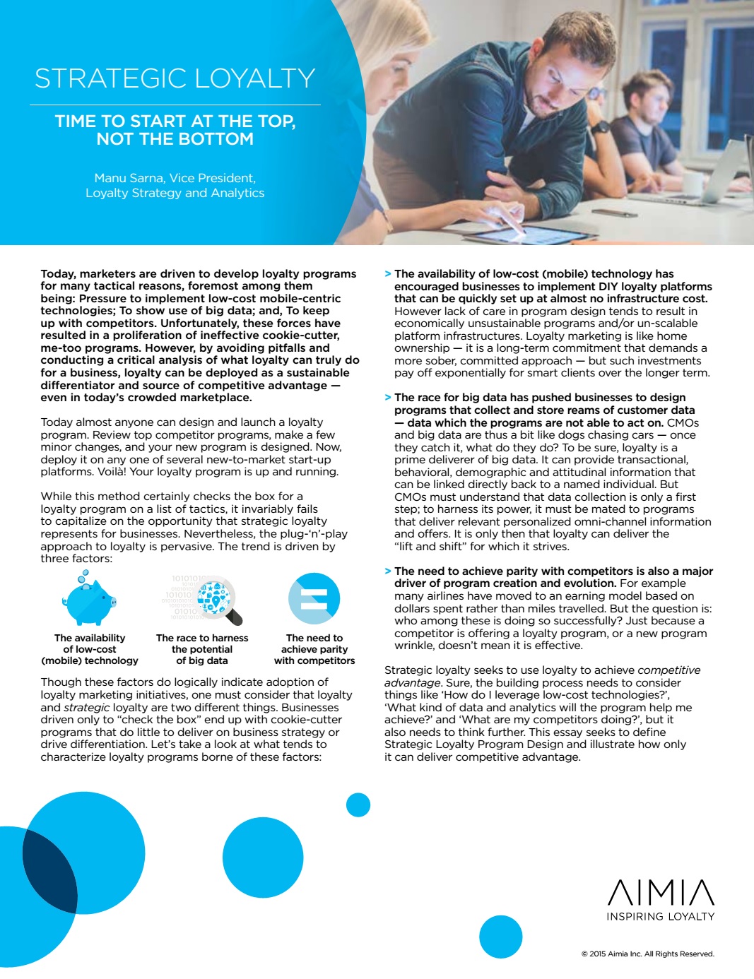 Strategic Loyalty: Time to Start at the Top, Not the Bottom