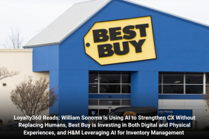 Loyalty360 Reads: William Sonoma is Using AI to Strengthen CX Without Replacing Humans, Best Buy is Investing in Both Digital and Physical Experiences, and H&M Leveraging AI for Inventory Management 