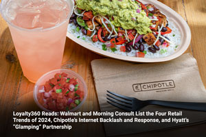 Loyalty360 Reads: Walmart and Morning Consult List the Four Retail Trends of 2024, Chipotle’s Internet Backlash and Response, and Hyatt’s “Glamping” Partnership 
