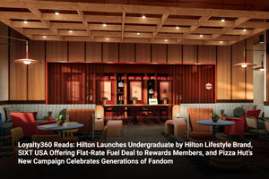Loyalty360 Reads: Hilton Launches Undergraduate by Hilton Lifestyle Brand, SIXT USA Offering Flat-Rate Fuel Deal to Rewards Members, and Pizza Hut’s New Campaign Celebrates Generations of Fandom