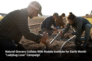 Natural Grocers Collabs With Rodale Institute for Earth Month “Ladybug Love” Campaign 