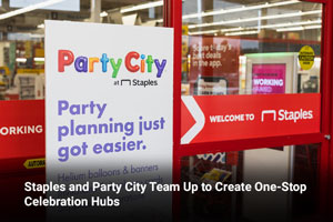 Staples and Party City Team Up to Create One-Stop Celebration Hubs