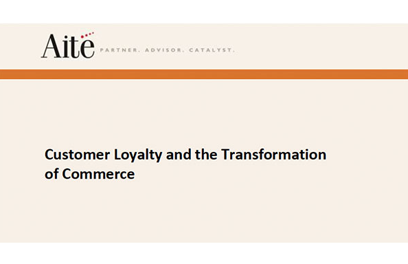 Customer Loyalty and the Transformation of Commerce