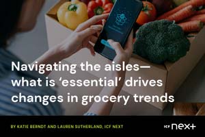 Navigating The Aisles— What is ‘Essential’ Drives Changes in Grocery Trends