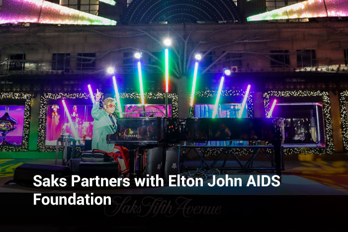 Saks Partners with Elton John AIDS Foundation