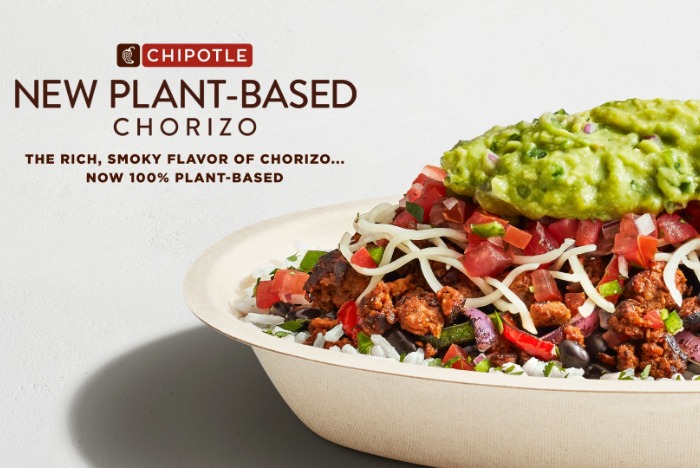Chipotle Launches Plant-Based Chorizo and New Lifestyle Bowls