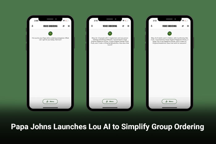 Papa Johns Launches Lou AI to Simplify Group Ordering