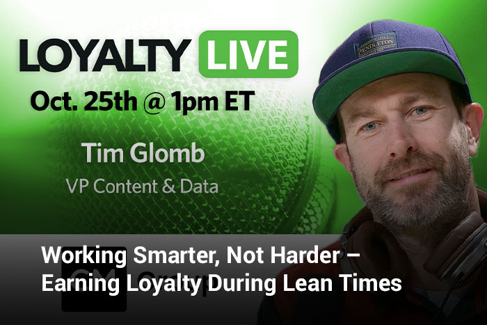 Loyalty360 Loyalty Live | Tim Glomb, CM Group: Working Smarter, Not Harder – Earning Loyalty During Lean Times