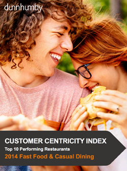 Customer Centricity Index Top 10 Performing Restaurants 2014 Fast Food  Casual Dining