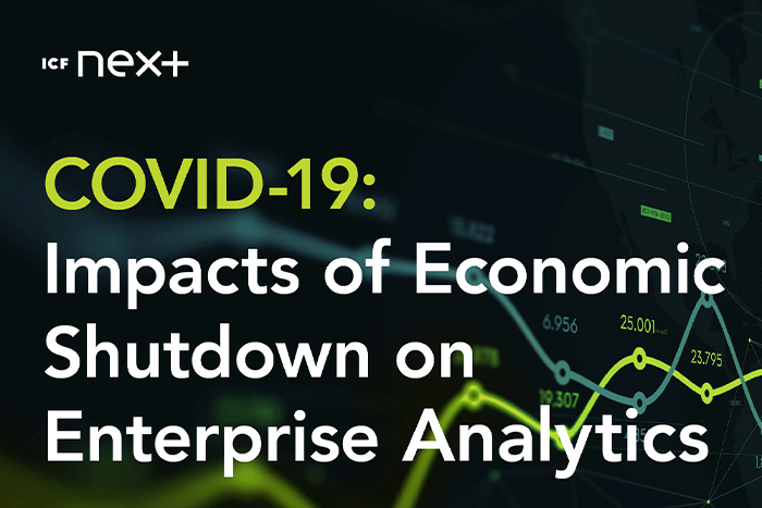 Impacts of Economic Shutdown on Enterprise Analytics