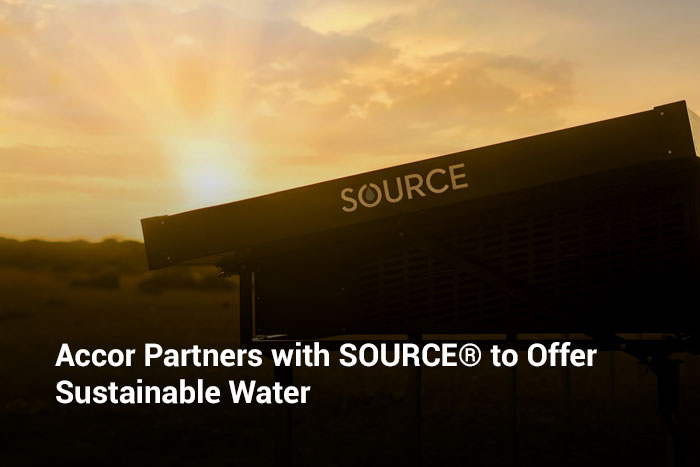 Accor Partners with SOURCE® to Offer Sustainable Water