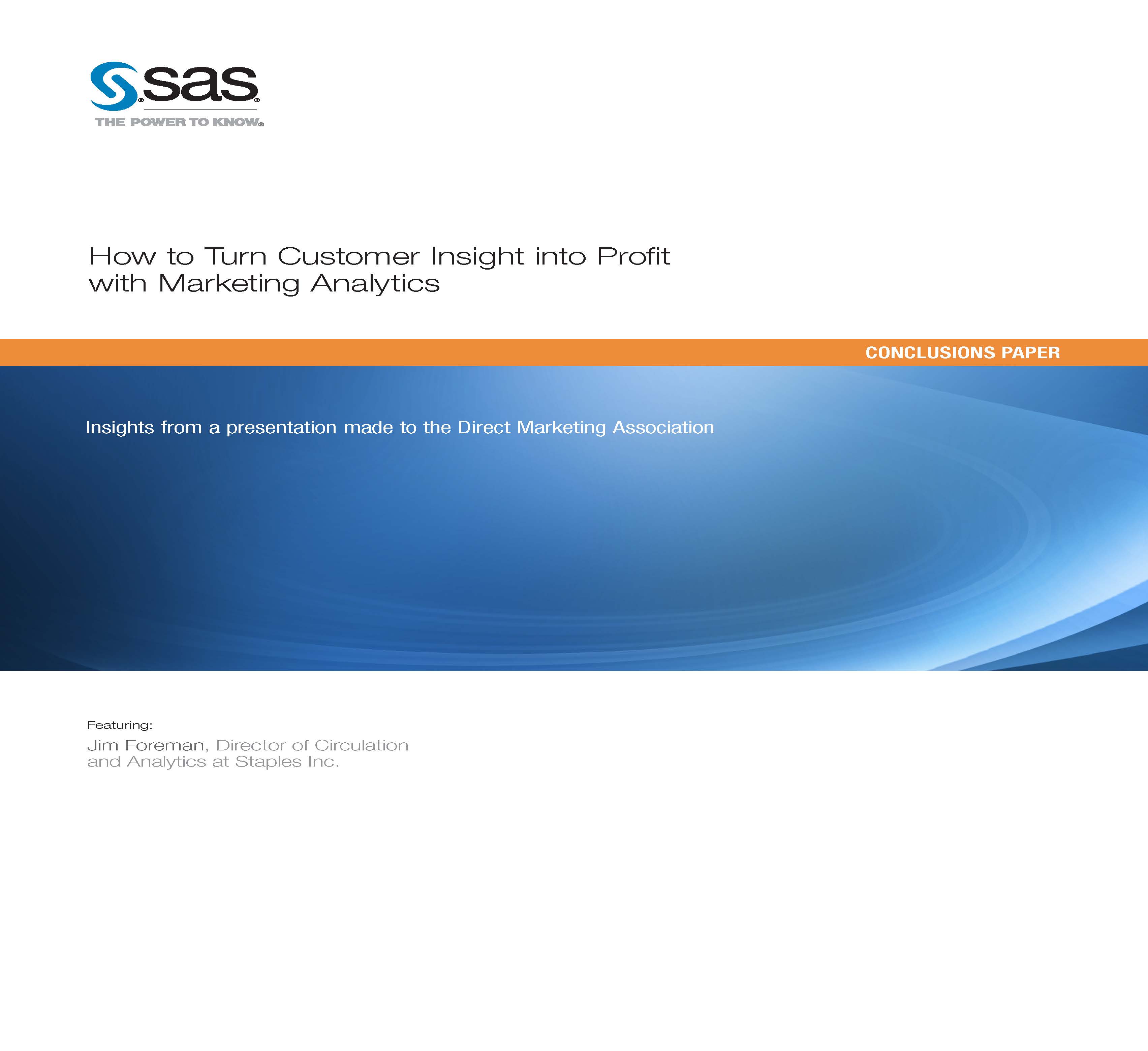 How to Turn Customer Insight into Profit with Marketing Analytics