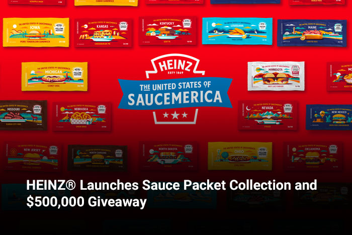 HEINZ® Launches Sauce Packet Collection and $500,000 Giveaway 