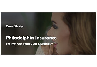 Philadelphia Insurance Realizes VoC Return on Investment