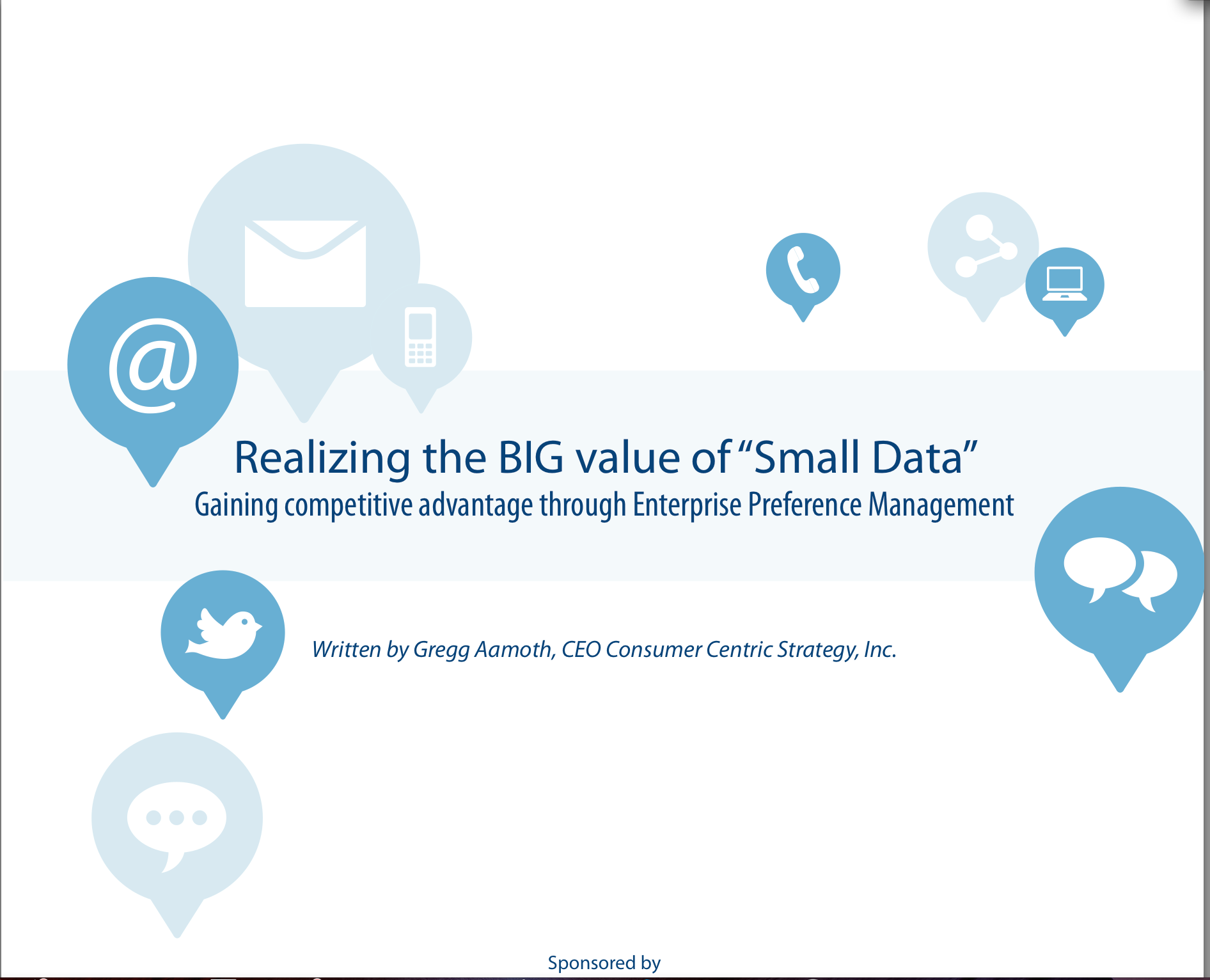 Realizing the BIG Value of "Small Data" Gaining Competitive Advantage Through Enterprise Preference 