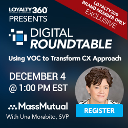 Loyalty360 December 2018 Brand Digital Roundtable Featuring Una Morabito, MassMutual