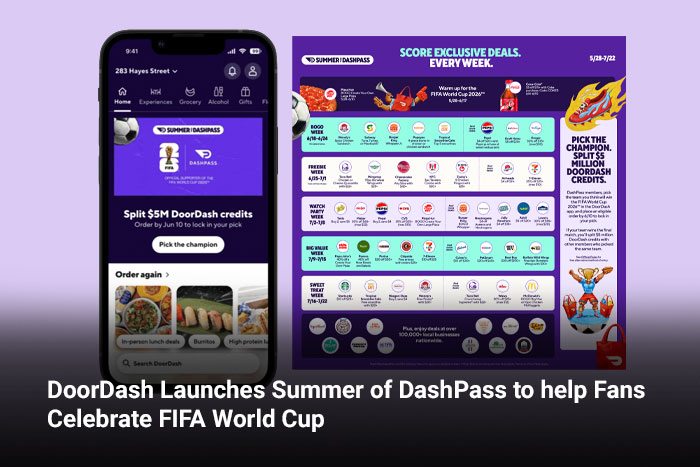 DoorDash Launches Summer of DashPass to help Fans Celebrate FIFA World Cup  