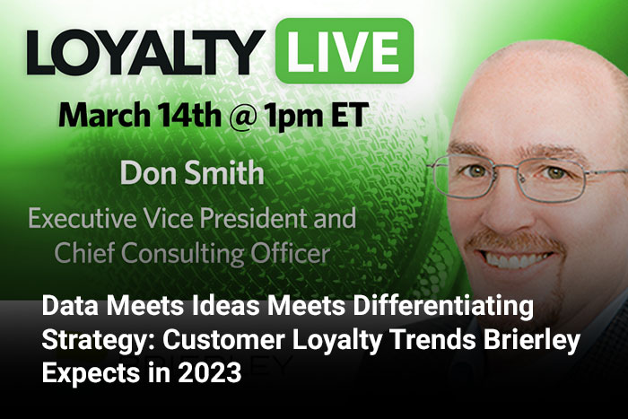 Data Meets Ideas Meets Differentiating Strategy: Customer Loyalty Trends Brierley Expects in 2023
