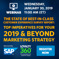 The State of Best-in-Class Customer Experience Survey Report: Top Imperatives for Your 2019 & Beyond Marketing Strategy 