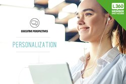 Loyalty360 Executive Perspective: Personalization